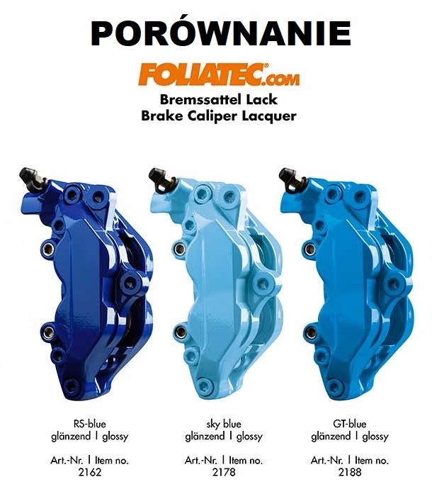 Foliatec lakier farba do zaciskow GT Blue Packaging Puszka