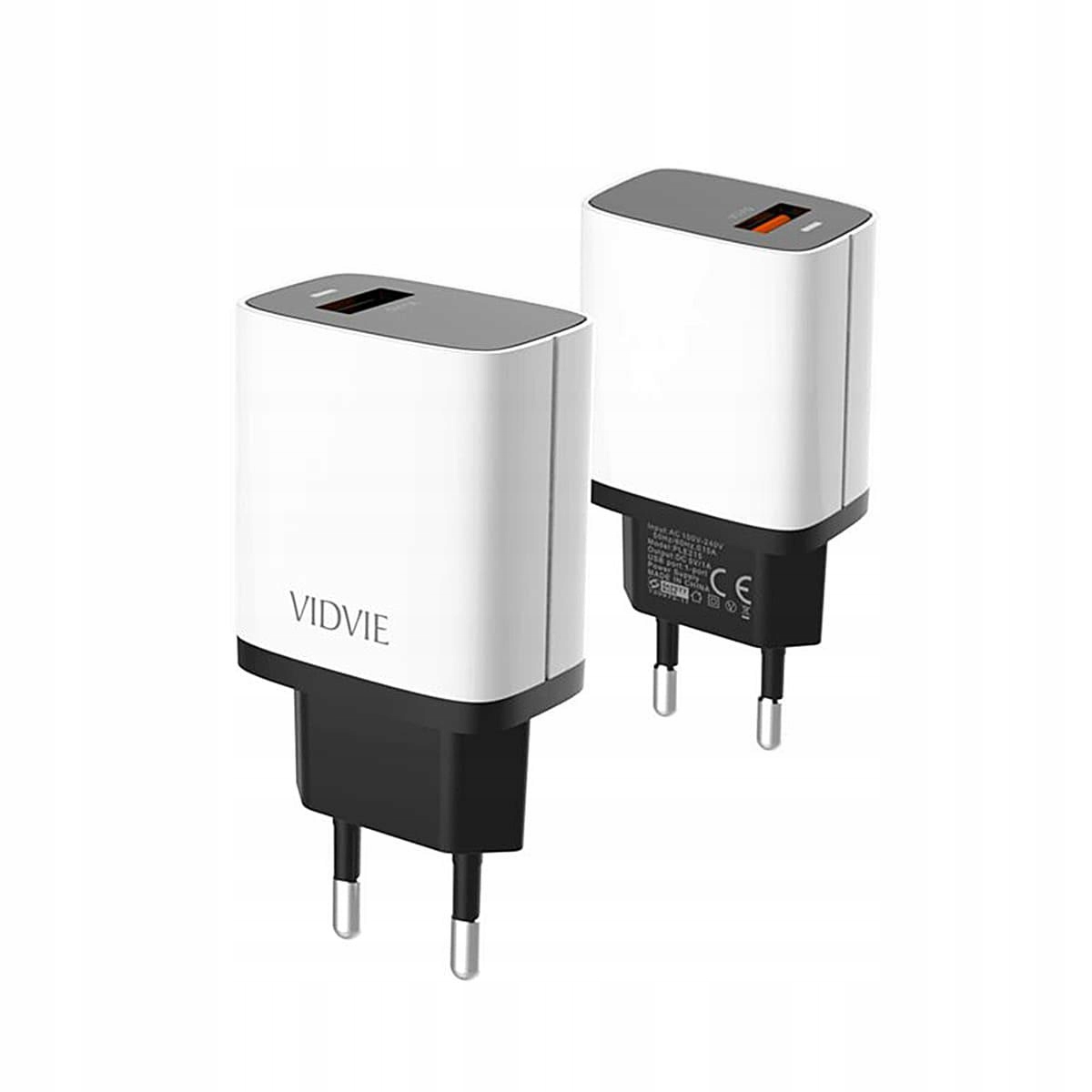 

Ładowarka sieciowa Vidvie PLE215 Usb+ kabel Type-C