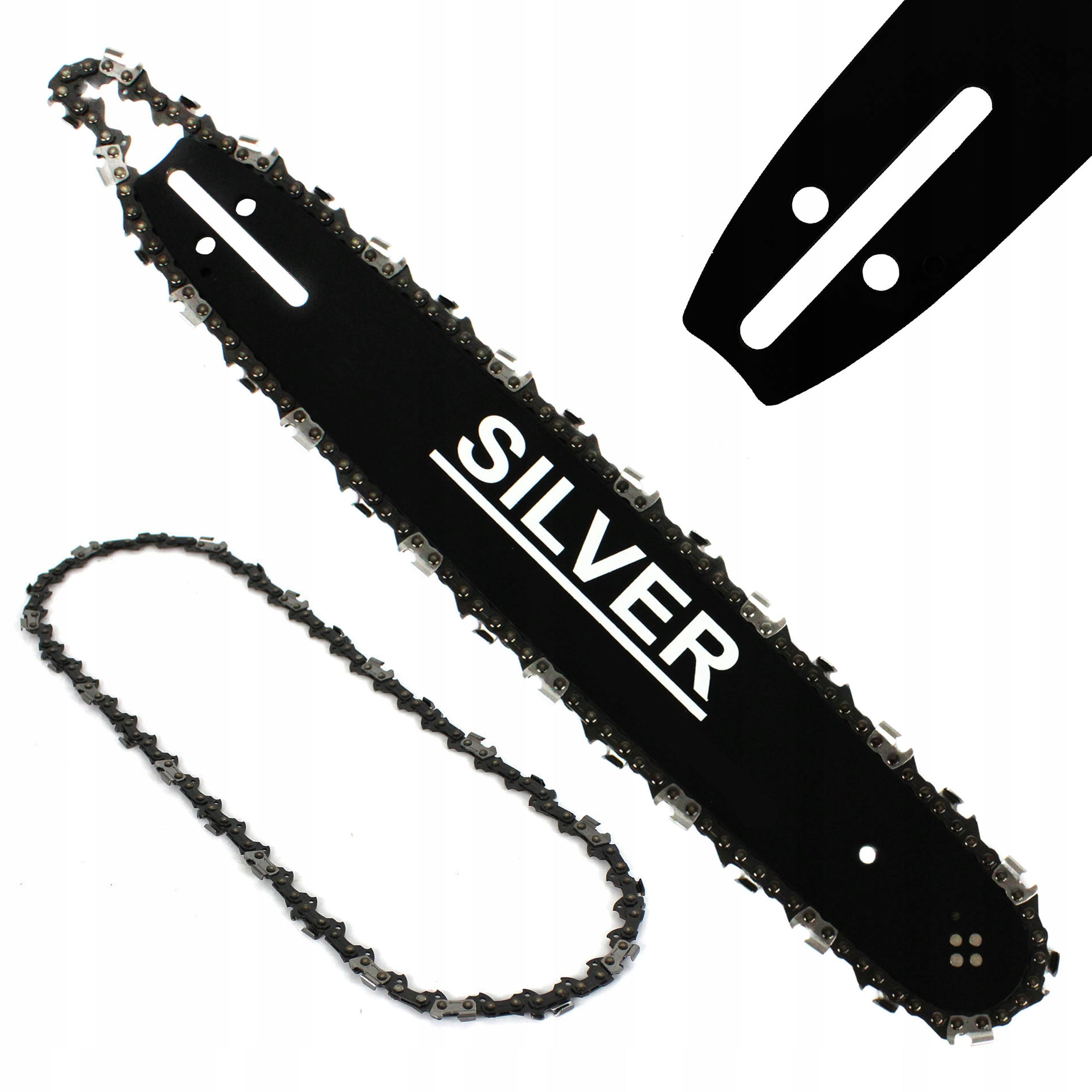 PROWADNICA DO PIŁY PILARKI 38CM + 2 ŁAŃCUCHY 15