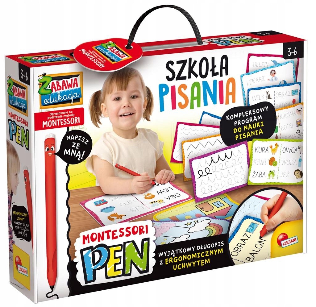 Montessori Pen - Szkoła Pisania 18 Tabliczek