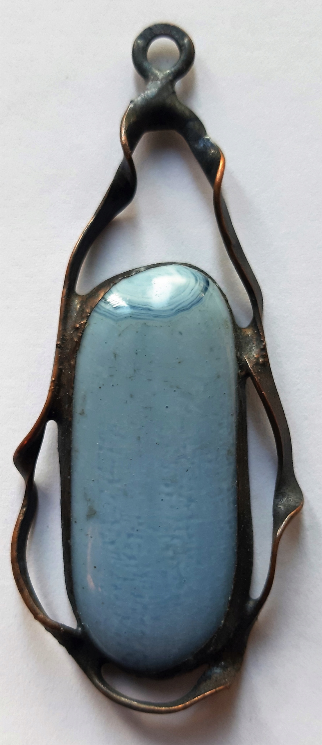 Skleněná visačka Metaloplastika a Sklo dárek