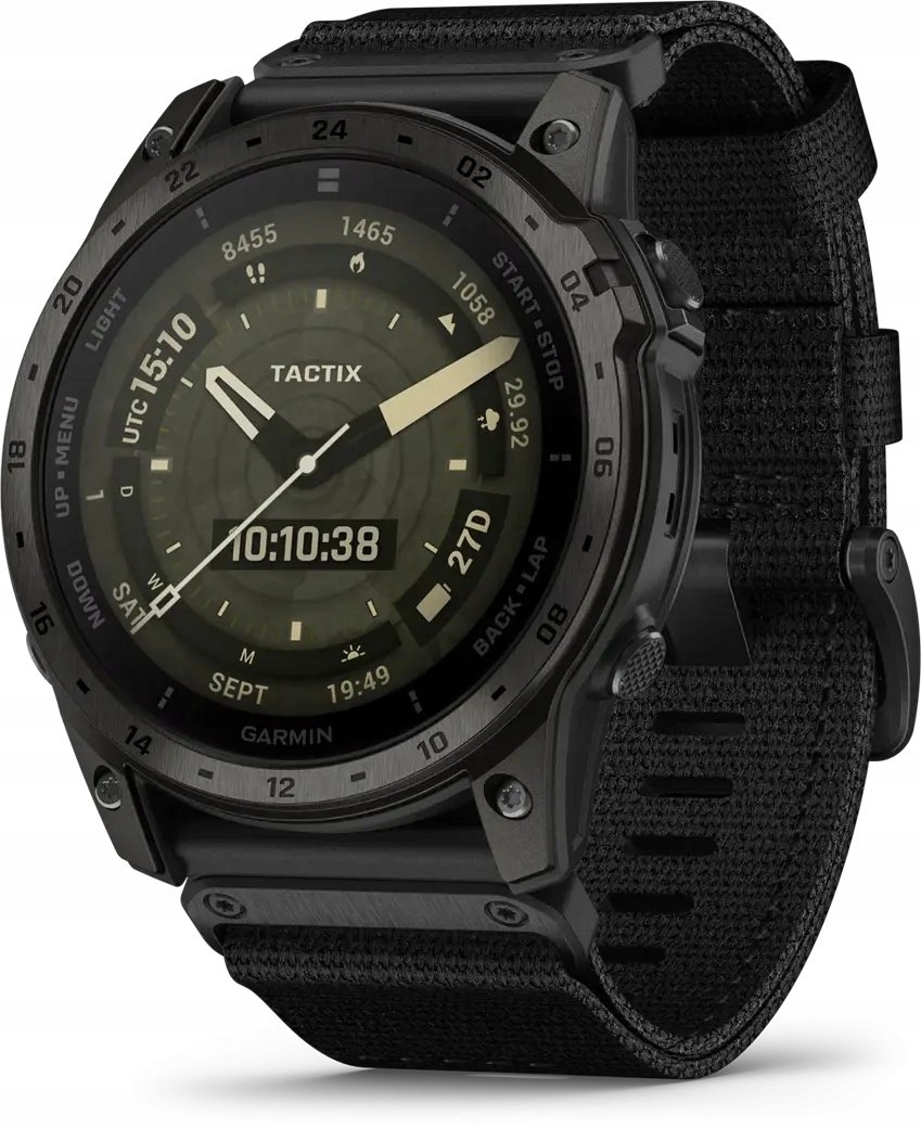Zegarek sportowy Garmin Tactix 7 Amoled Czarny (010-02931-01)