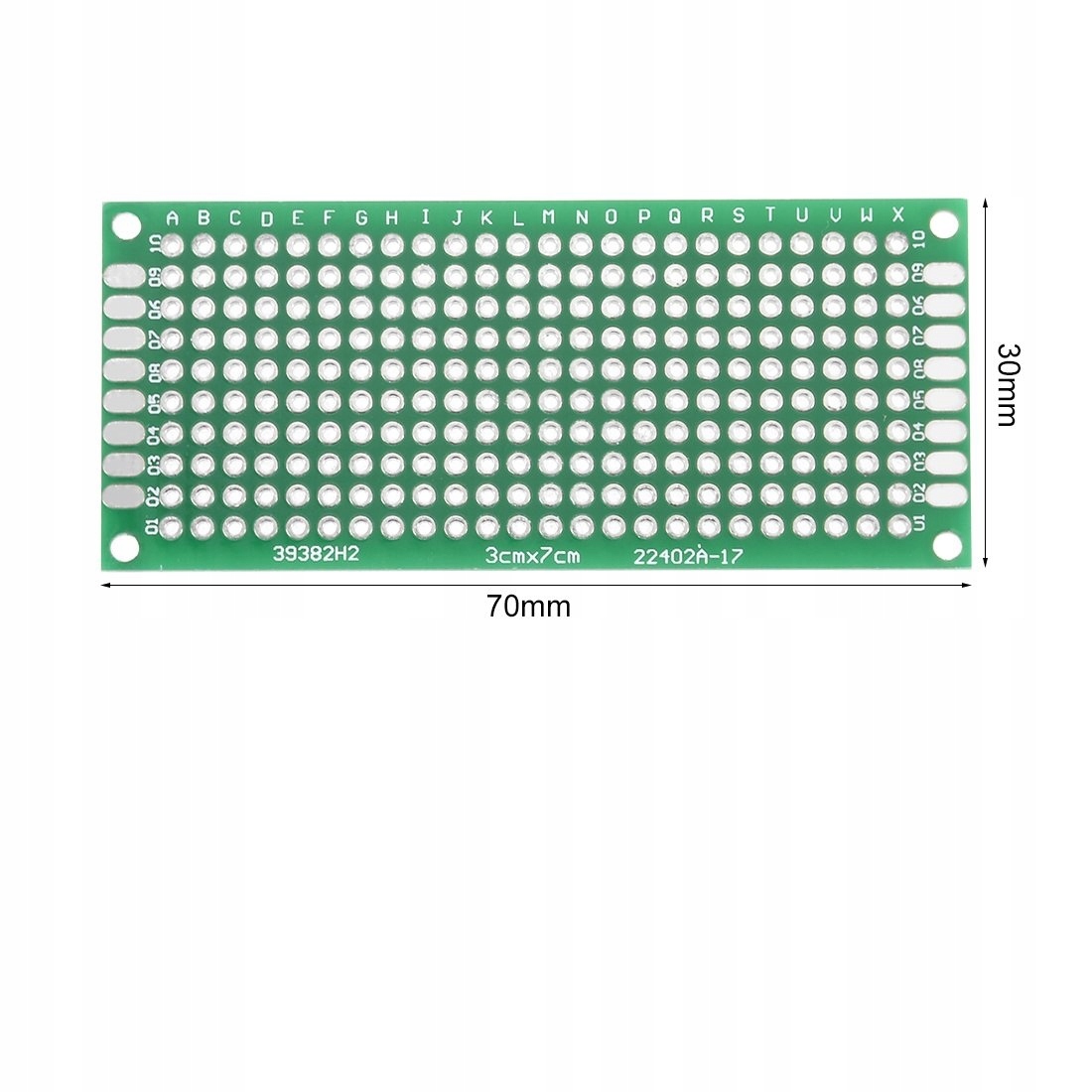 

Płytka uniwersalna prototypowa 3x7cm dwustronna