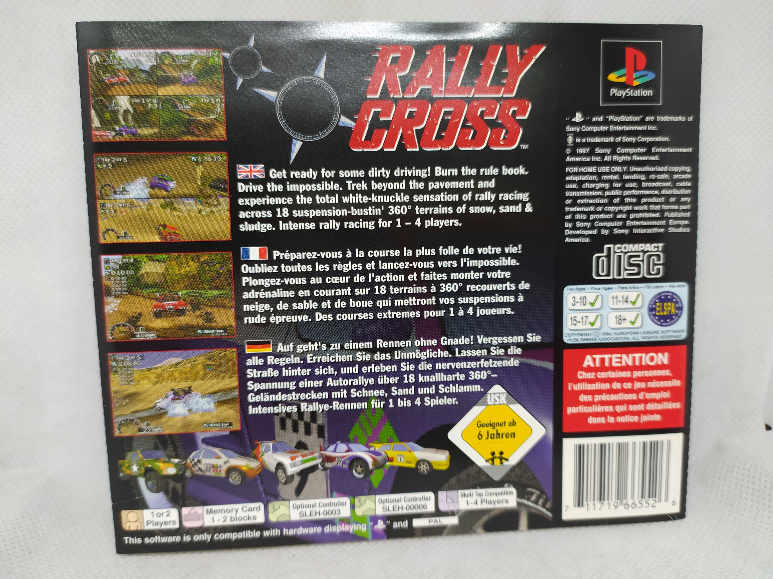 Rally Cross PS1 WP Tematyka wyścigi