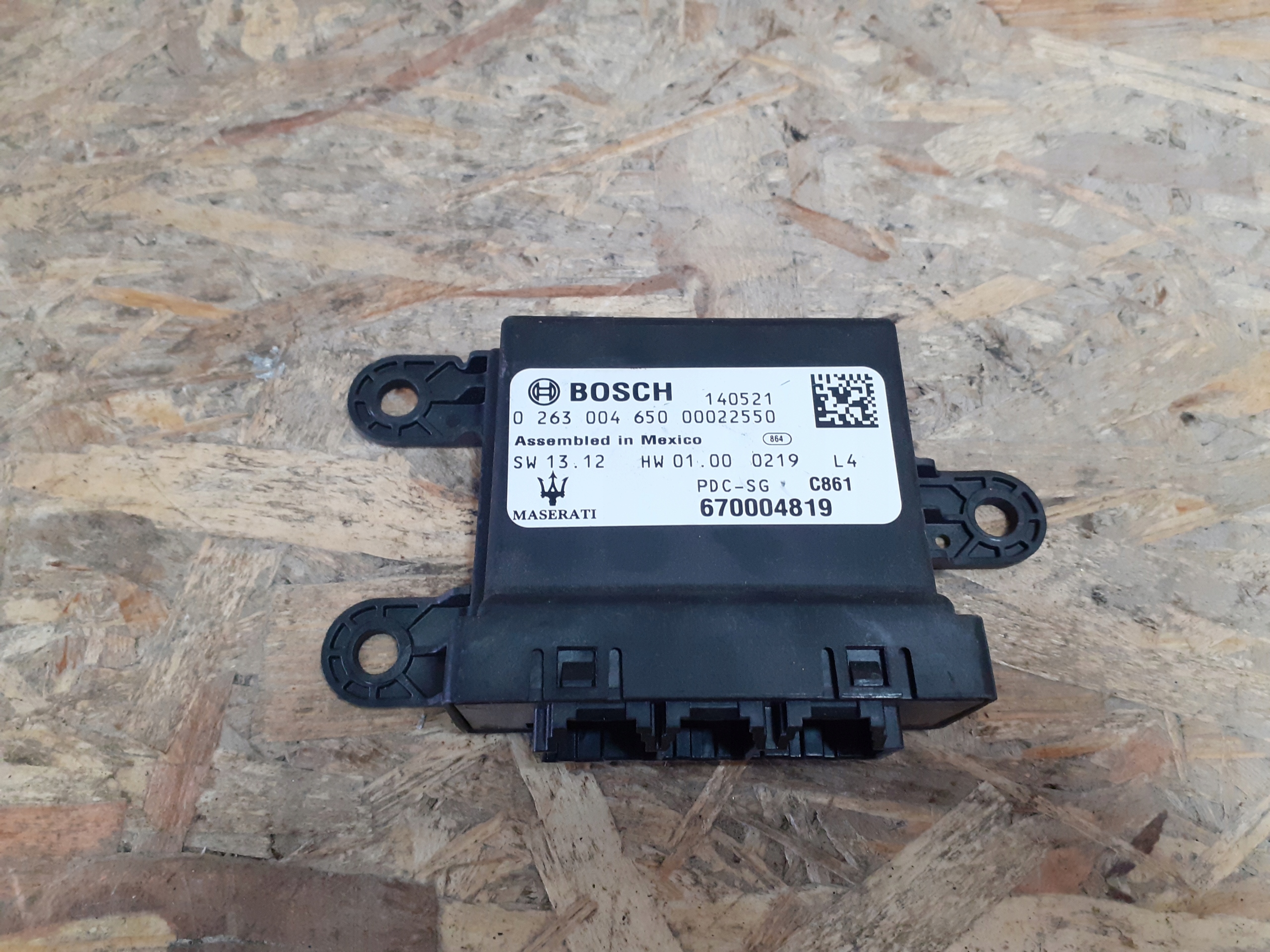 MASERATI GHIBLI III MODUL PDC PARKTRONIC 670004819