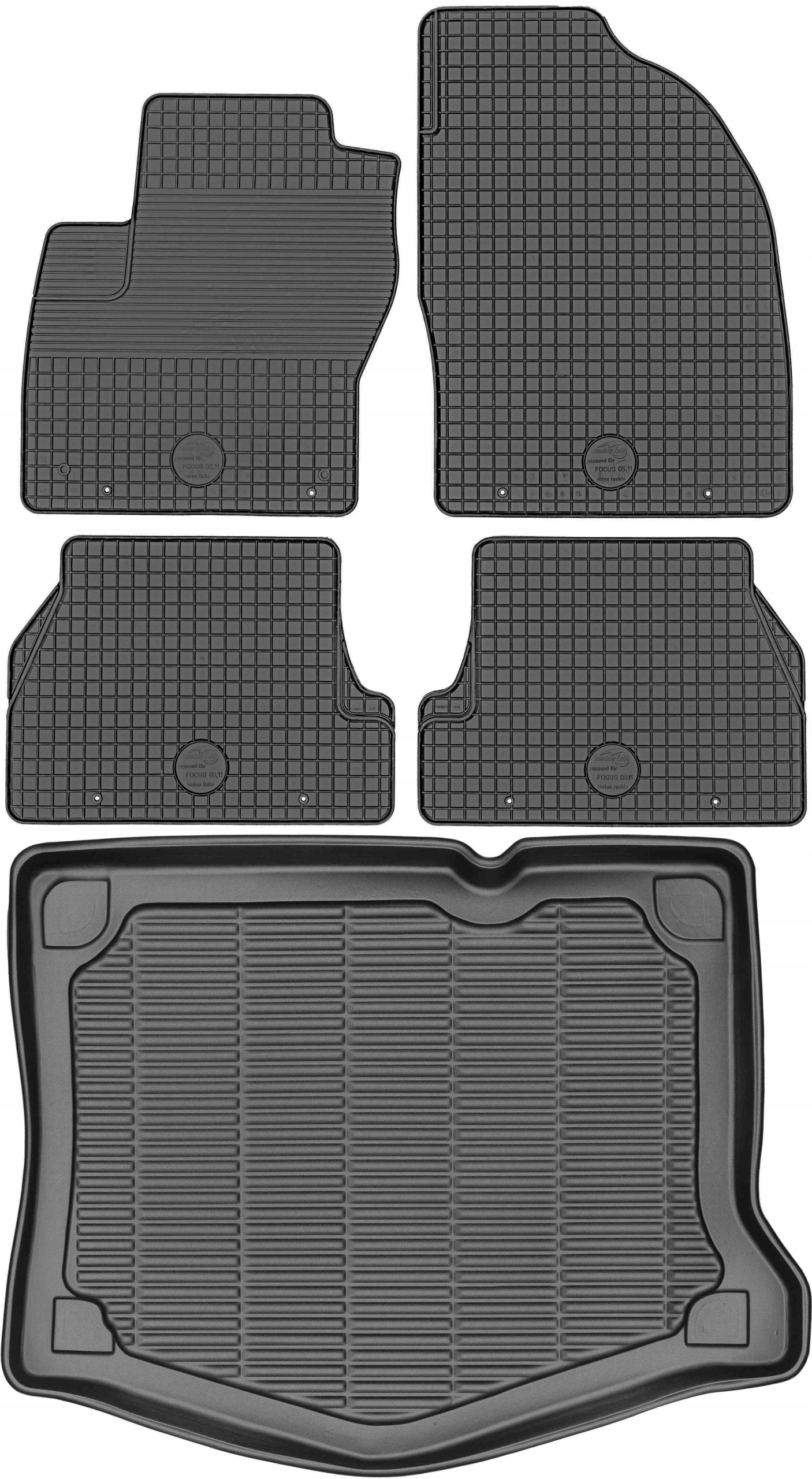 Ford Focus II Hatchback od roku 2004-2011 Sada Koberce batožinový priestor