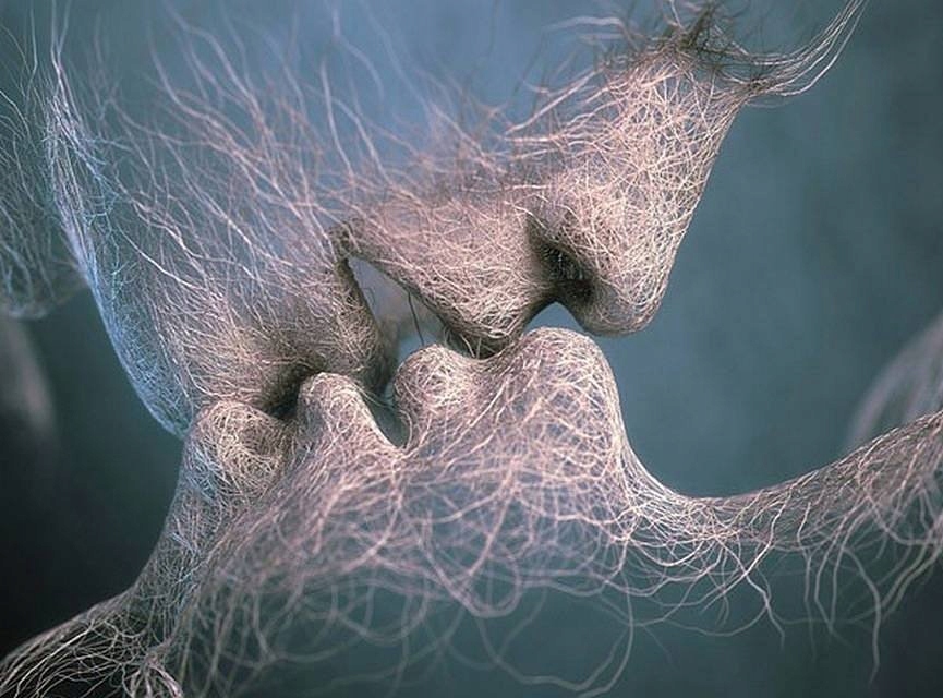 Diamantová Výšivka Diamond Painting Mozaika Polibek 45x55 cm K