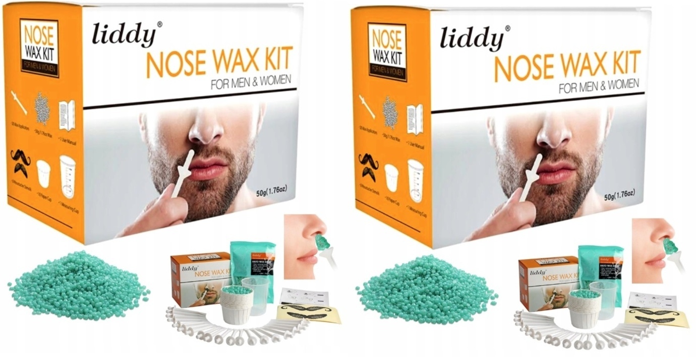 2 SZTUKI WOSK DO NOSA DEPILACJA MĘŻCZYZNA KOBIETA
