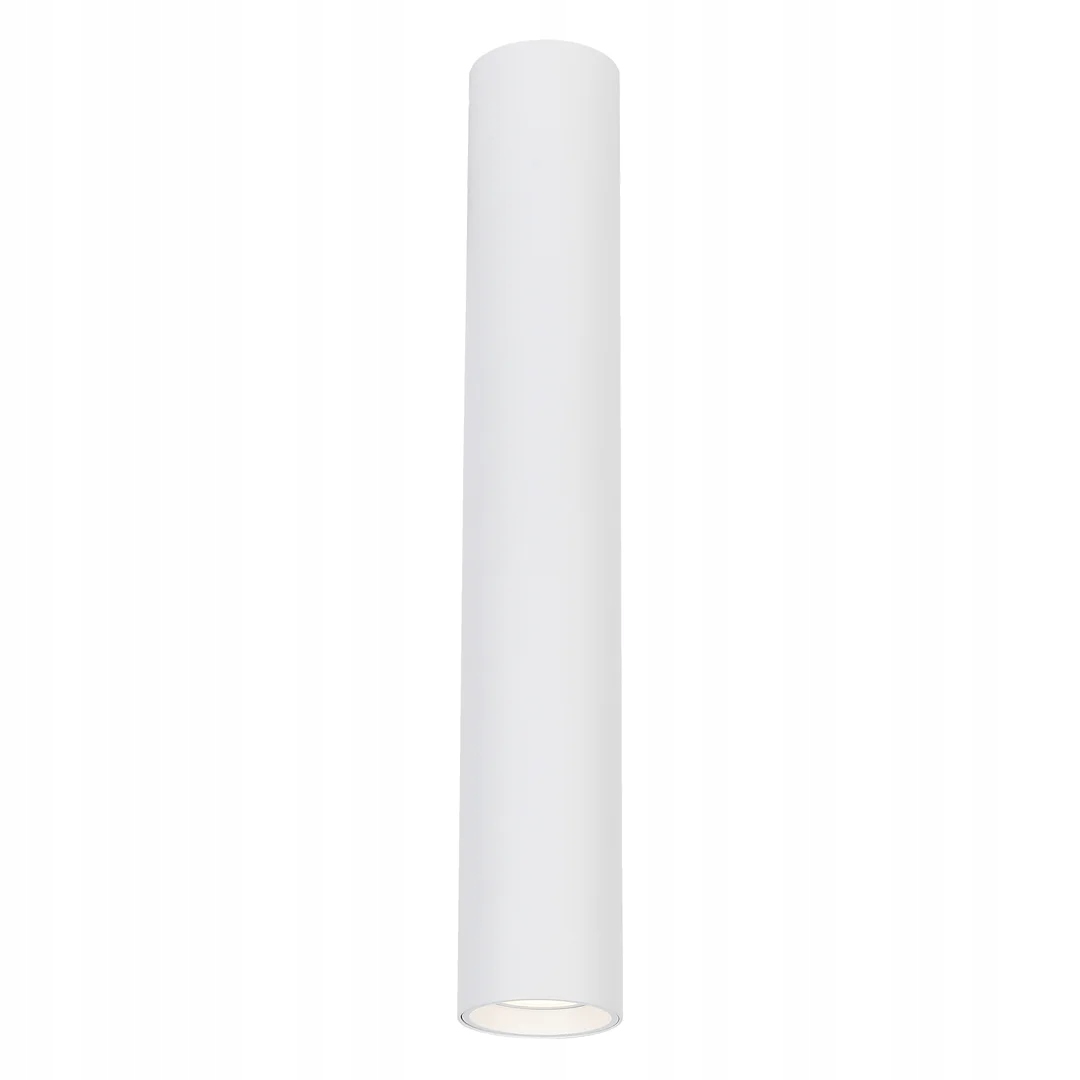 Stropní bodové svítidlo tuba 40 cm bílá, moderní spot Milagro