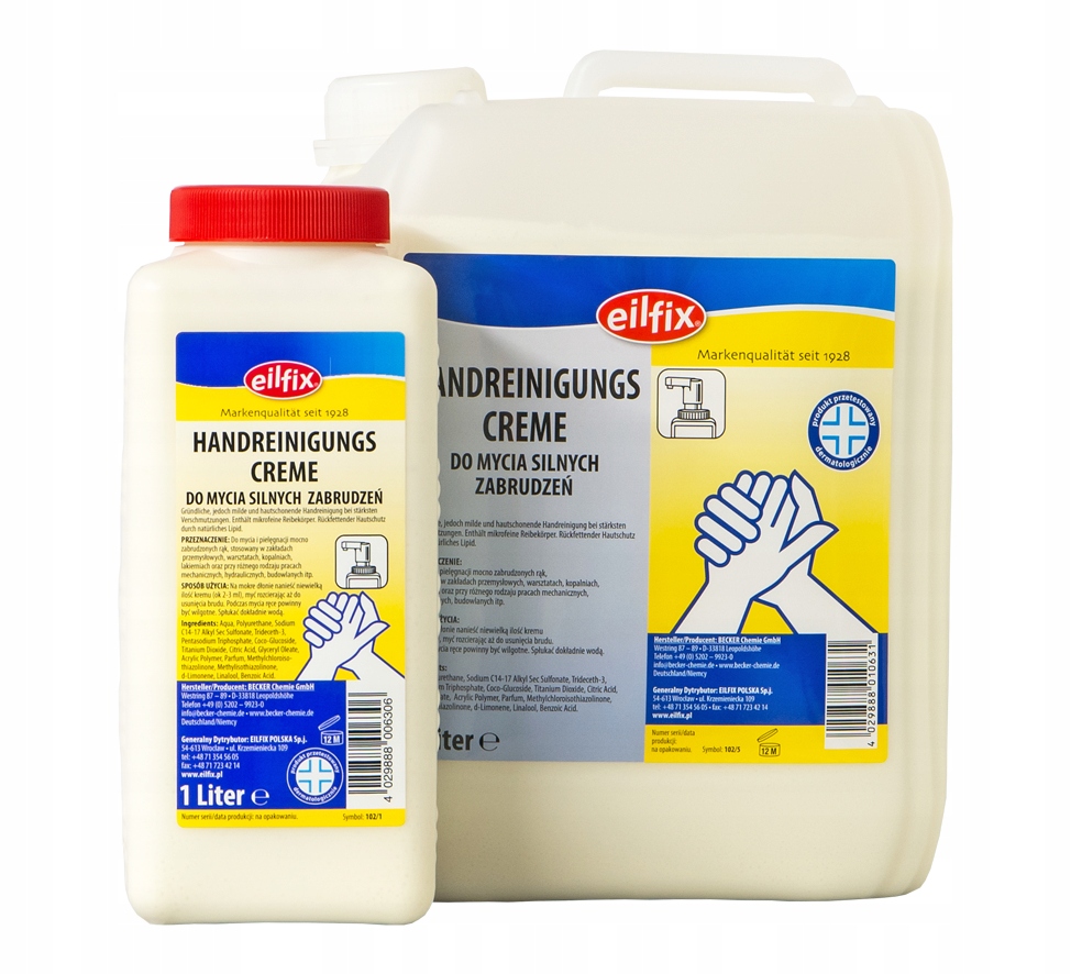 

Eilfix Handreinigungs Creme 5l - do mycia i pielęg