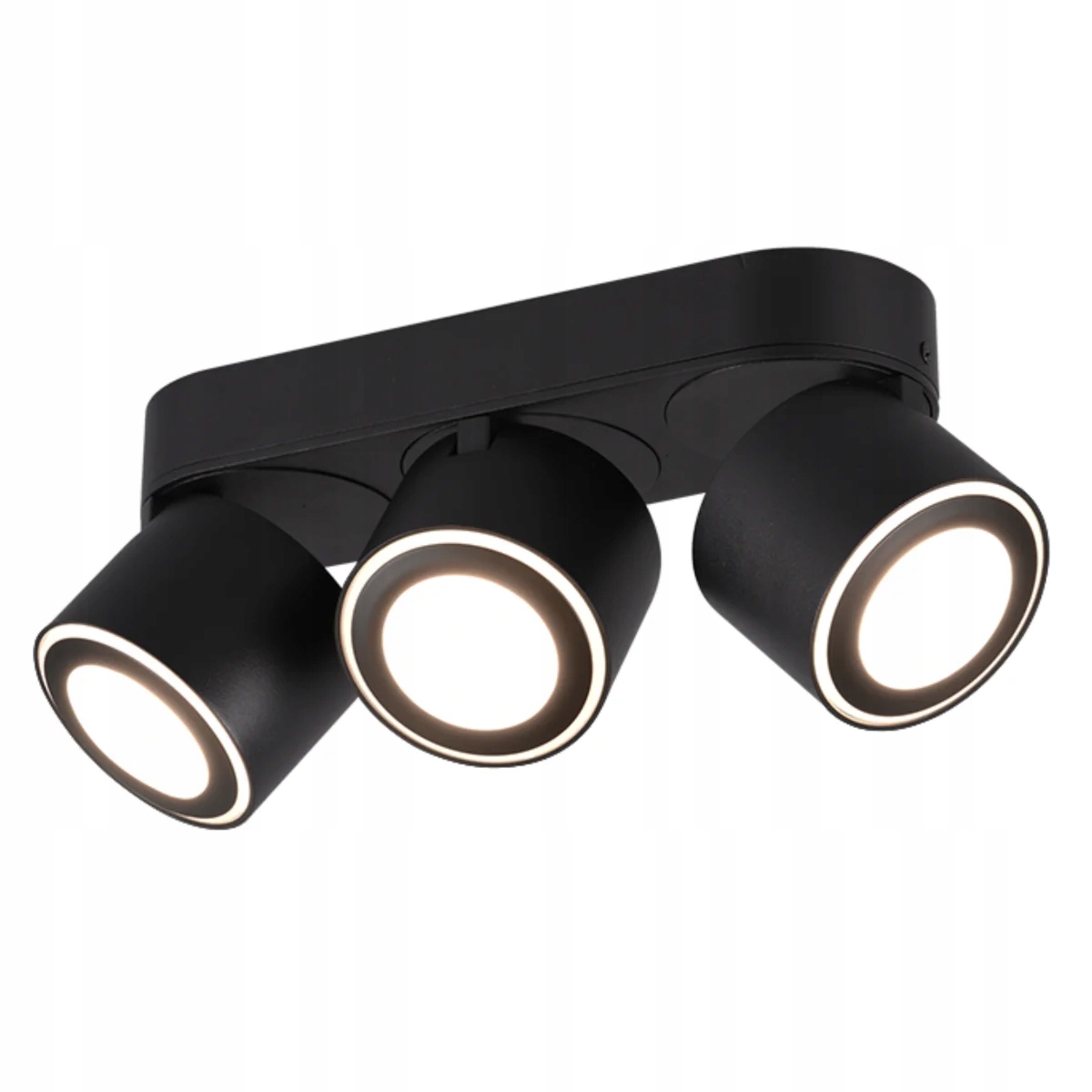 Stropná lampa stropné svietidlo s reflektorom Taurus čierna Trio