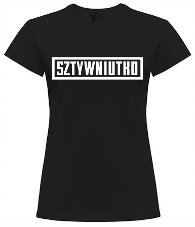 DAMSKA KOSZULKA T-SHIRT SZTYWNIUTKO S-XXL TU S