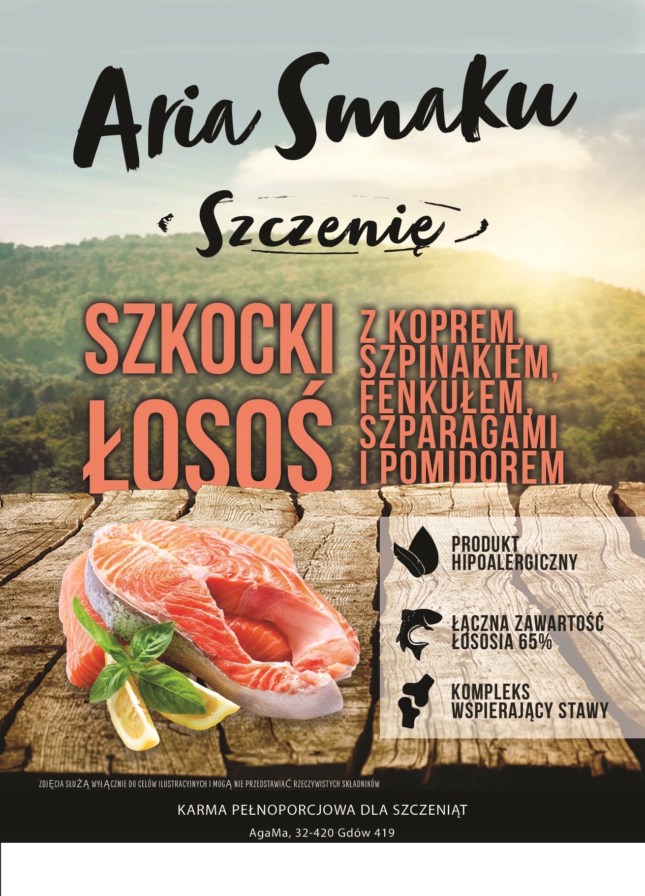 Levně Aria S Příchutí Pro Štěňata S Lososem, Bez Obilného Masa, 6 Kg