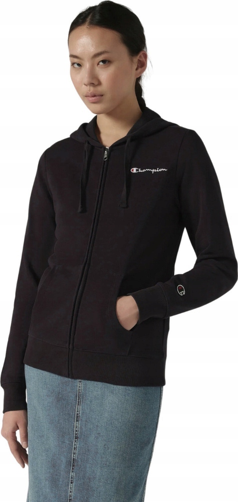 Mikina Champion Full Zip Hoodie Sweatshirt Černá 118099 KK001 vel. Xs