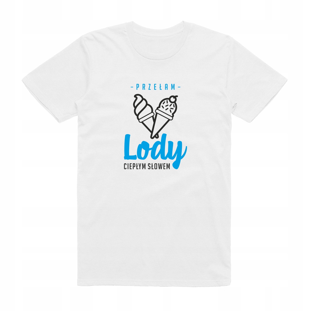 

L - Koszulka T-shirt Przełam Lody Śmieszna Prezent