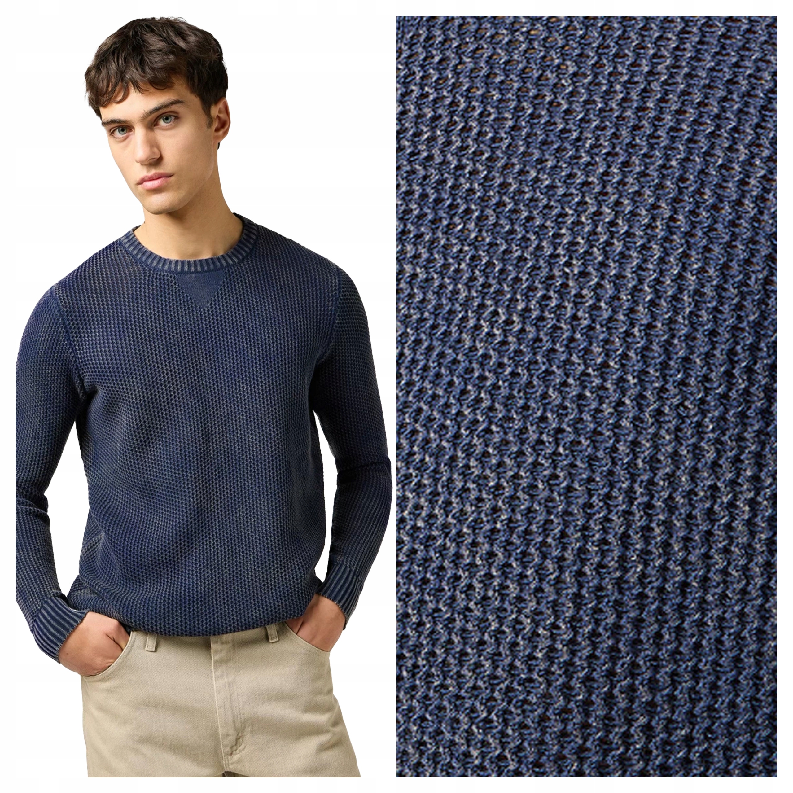 Wrangler Crewneck L Pánský svetr