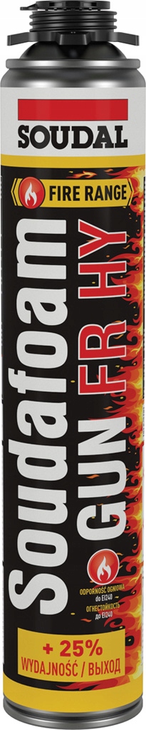 Soudal Soudafoam Fr Hy Gun protipožární polyuretanová pěna 750 ml