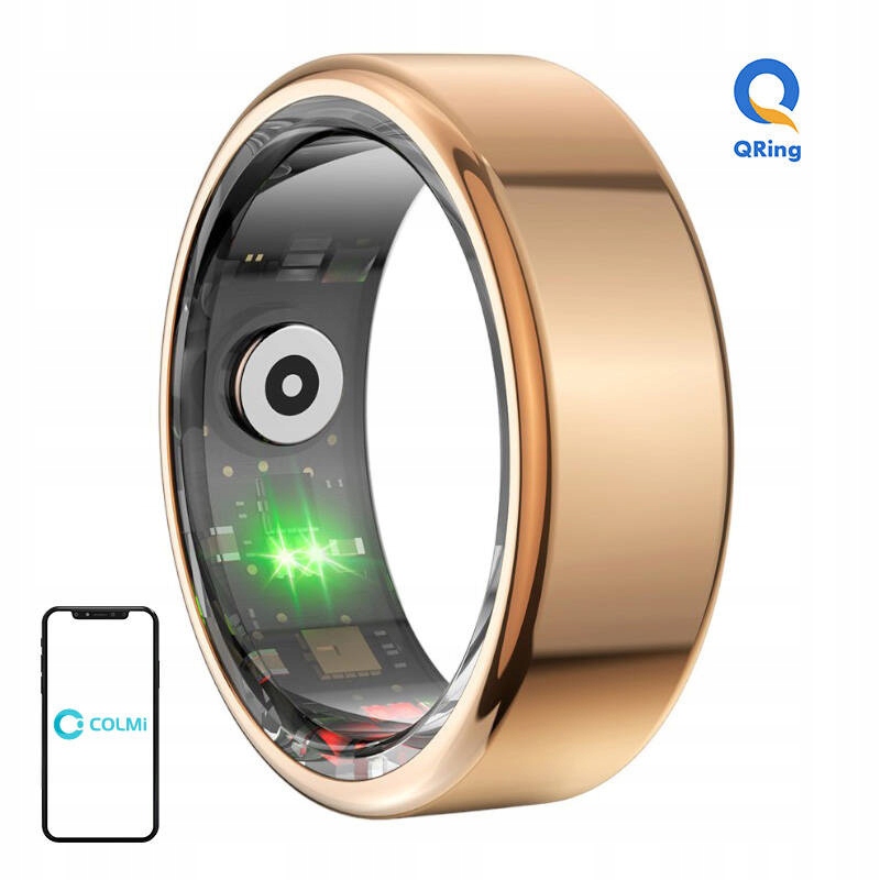 Smartring Colmi R02 Velikost 11 (20.3 MM) Zlatý Prsten Smart