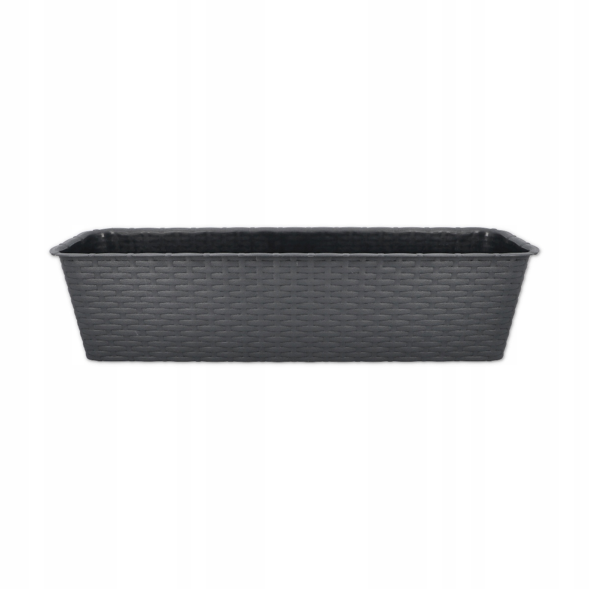 Doniczka balkonowa Rattan 60cm art 7003 antracyt GALICJA