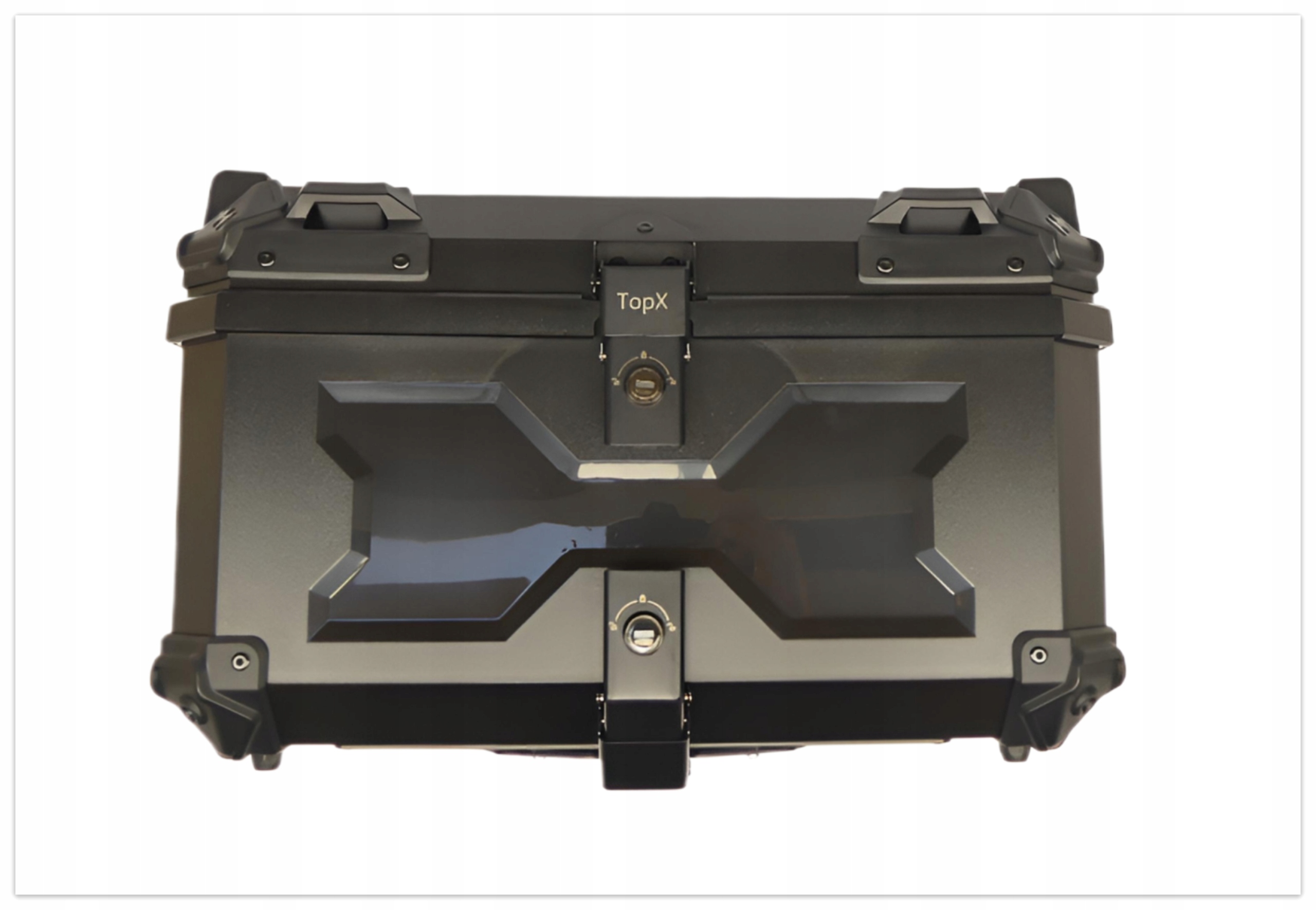 Centrální kufr Wolf motocyklový 58L Abs polstrování deska 2 přilby TopX