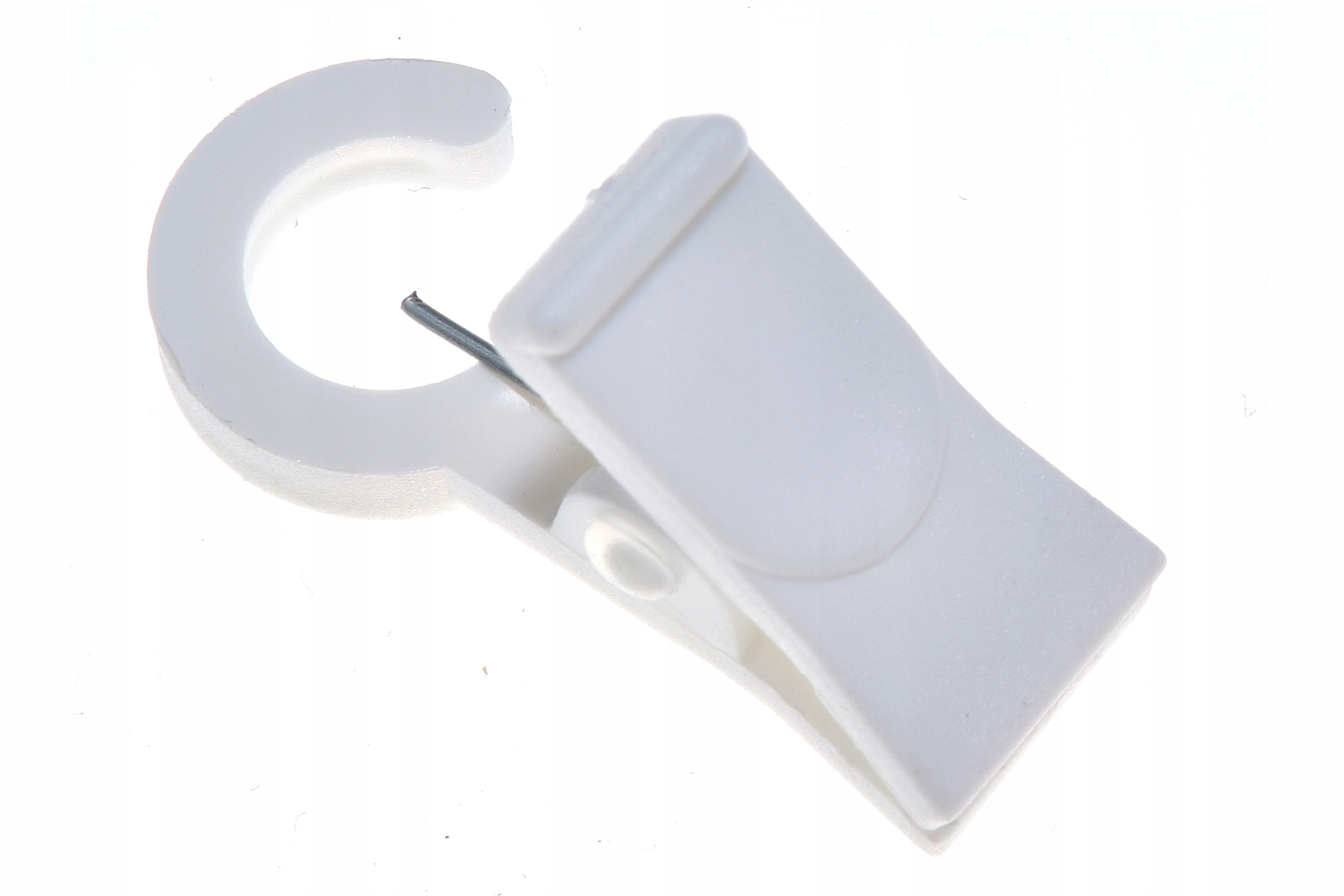 Žabky na drevené závesy, silná žabka na záclony, závesy, 1000 ks, biele