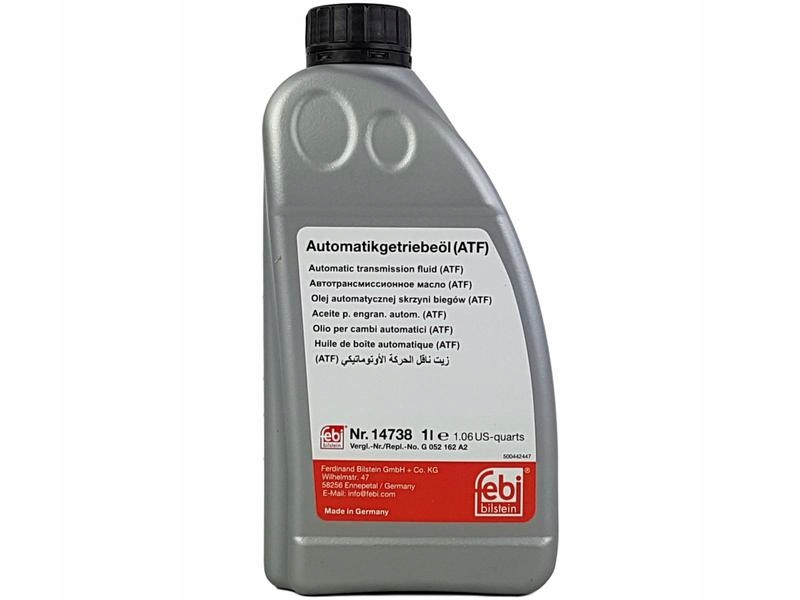 FEBI FILTR+OLEJ 6L AUDI A3 8L VW GOLF IV BORA Pojemność opakowania 1 l