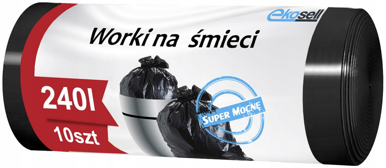 

Worki na śmieci240 L litrów - 10 sztuk worek śmieć
