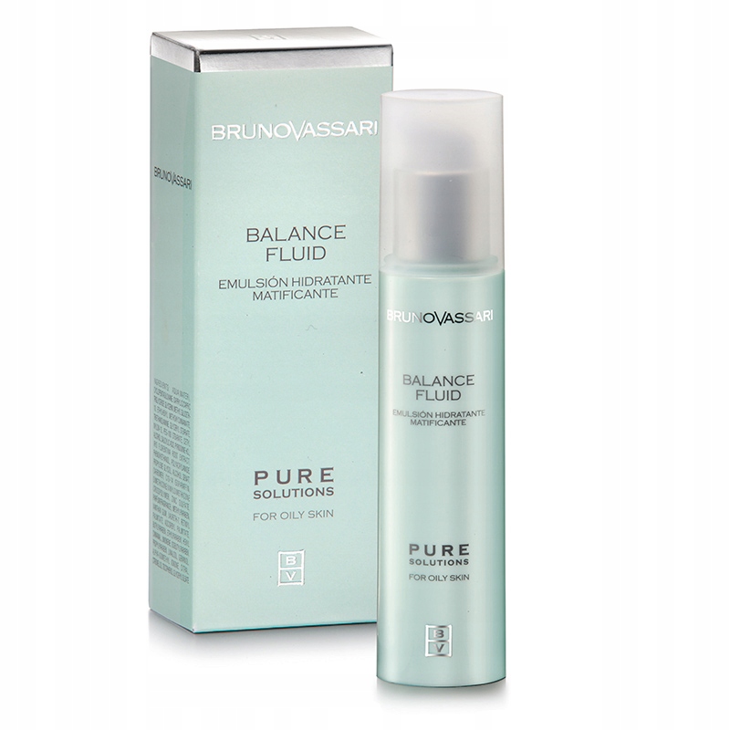 BrunoVassari Balance Fluid Pure Solutions-Matująca emulsja nawilżająca