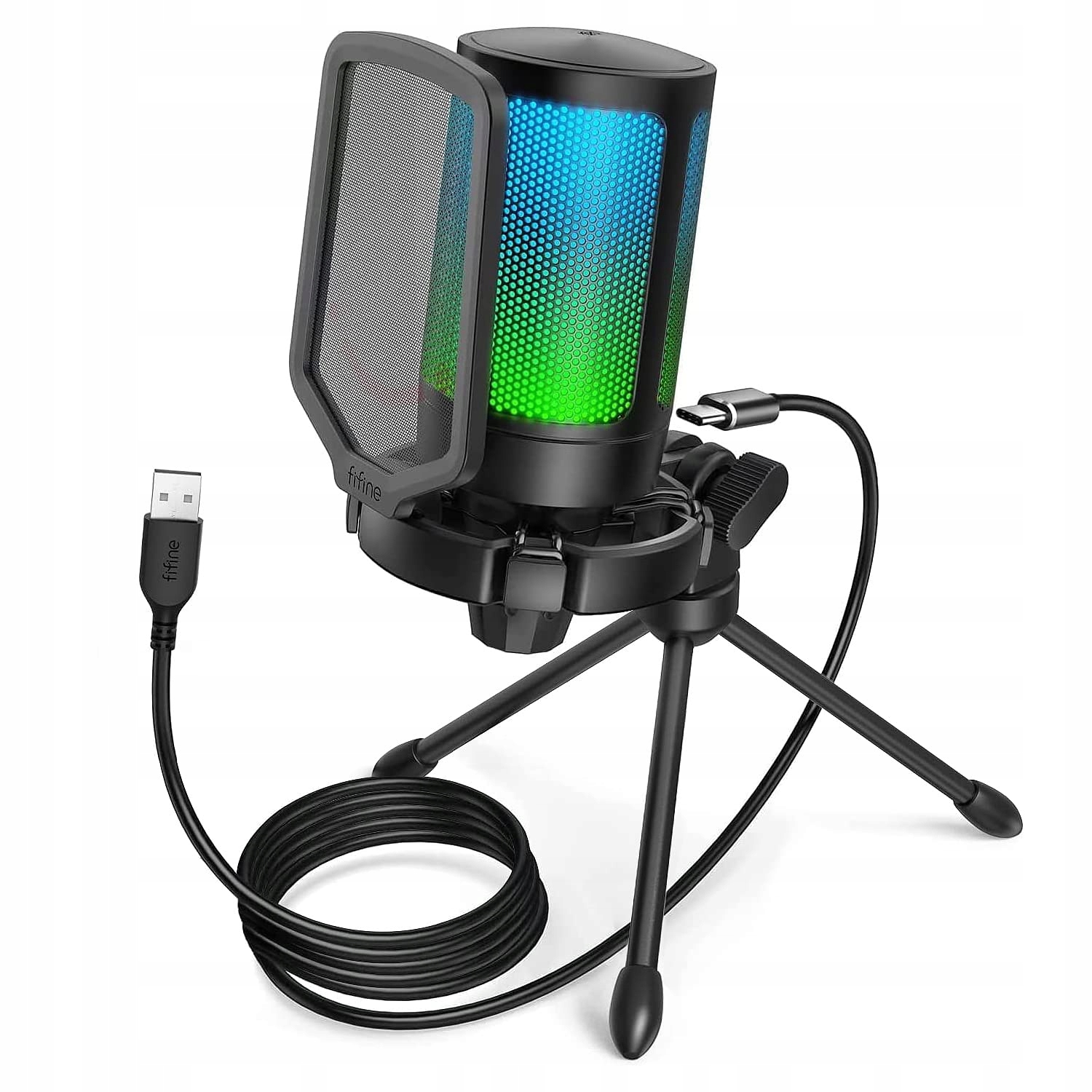 Mikrofon Usb Fifine do gier, pojemnościowy do