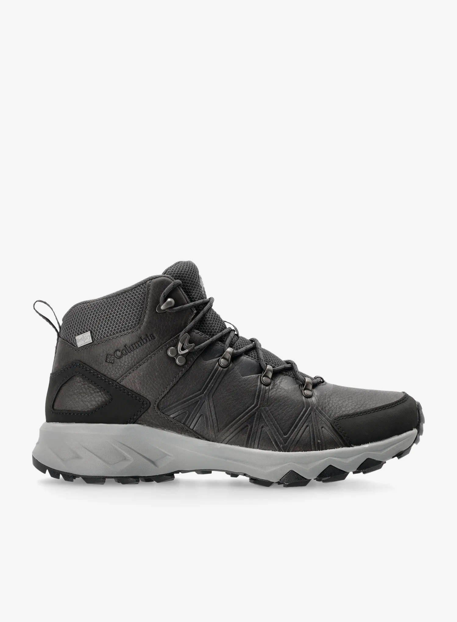 Turistická obuv Columbia Peakfreak II Mid Outdry Leather šedá ocel