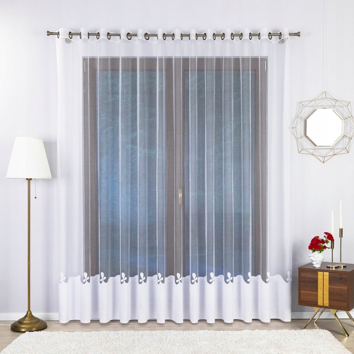 Klasická Záclona Oka Elegance Styl 350x210