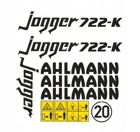 Samolepky Ahlmann Jogger 722-K