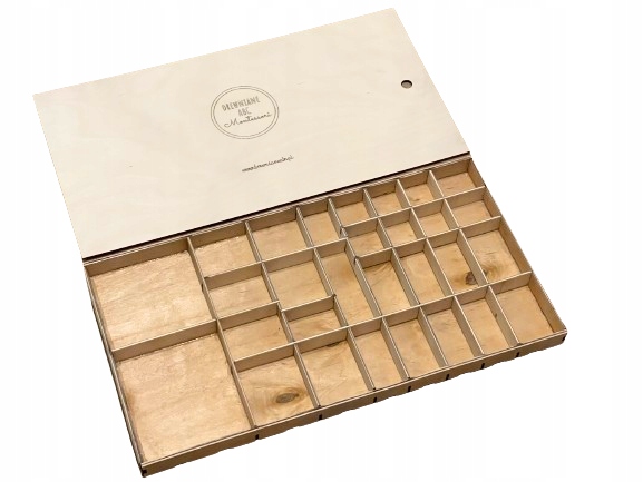 pudełko do ruchomego alfabetu Montessori