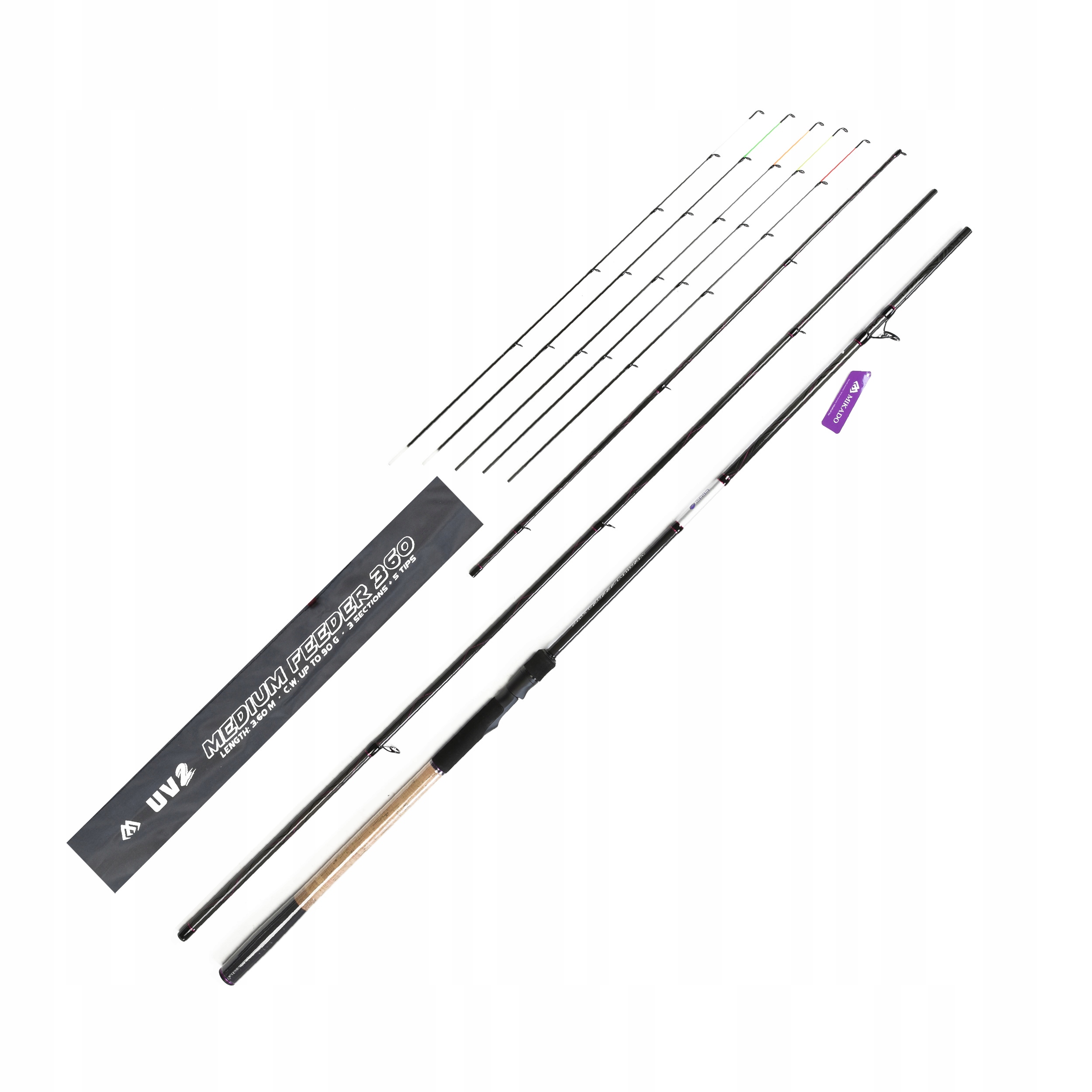 Wędka feederowa Mikado Uv II Medium Feeder 3.60m 1-90g