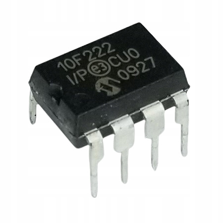 PIC10F222-I/P mikrokontroler 8bit, 512B, 23B, Adc, 8MHz