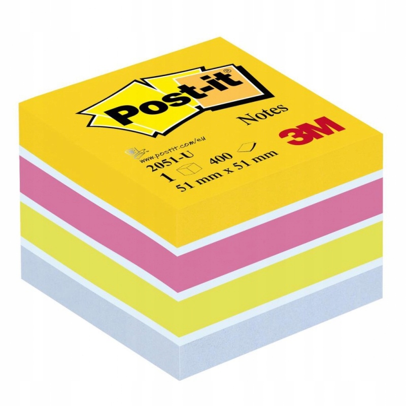 

Mini-Kostka Post-it Ultra 51 x 51 mm 400