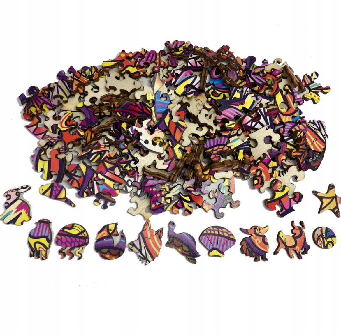 PUZZLE drewniane LIS LISKI - A3 dla dorosłych i dzieci *idealny prezent* Kod producenta Twoje Hobby