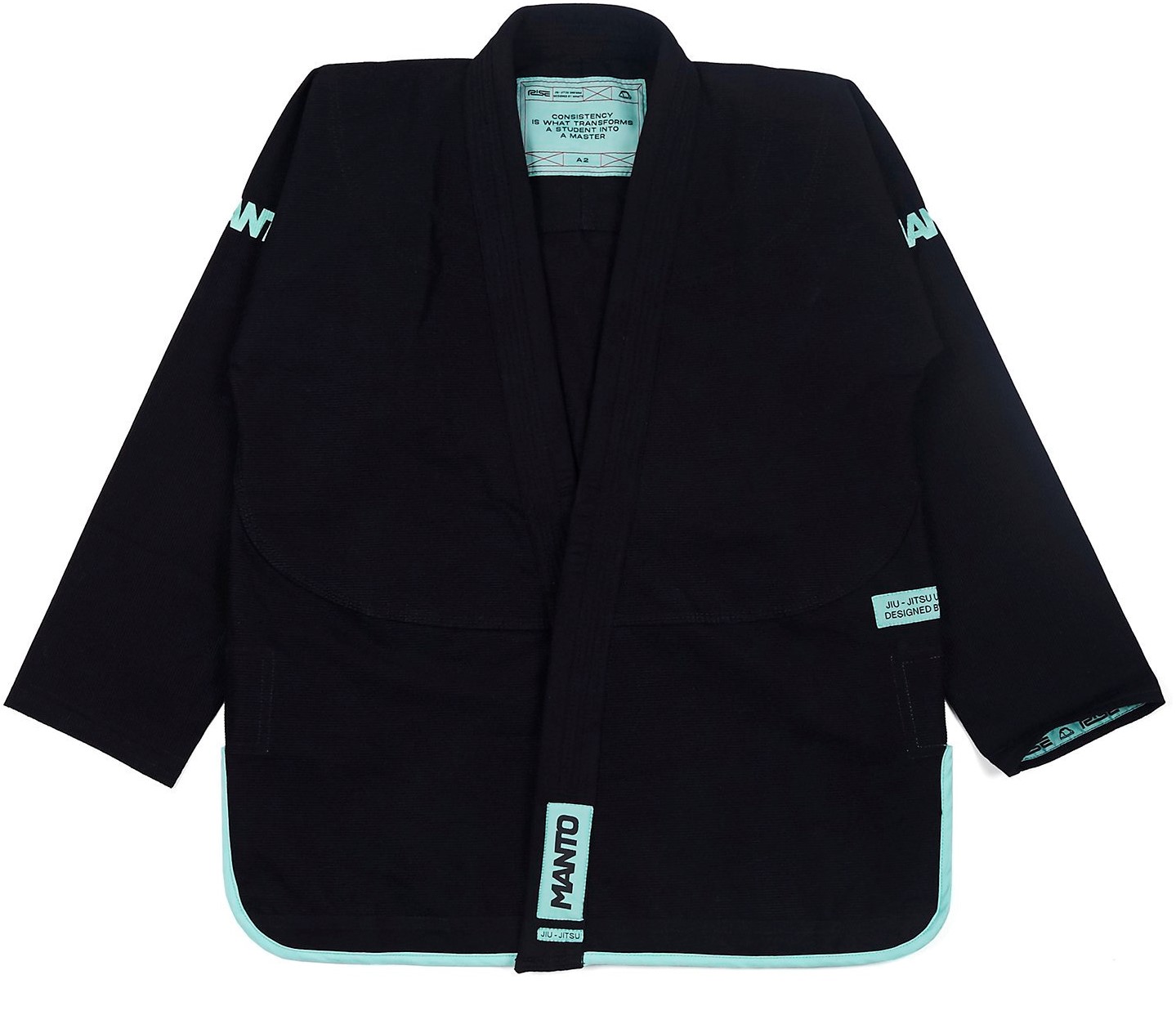 MANTO Kimono Rise Bjj Gi Jiu Jitsu Czarne A2