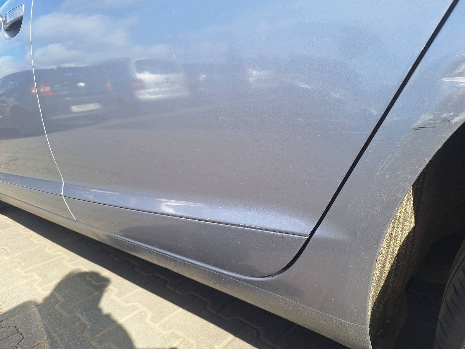 door complete left rear part AUDI A6 C6 LY7H KOMBI
