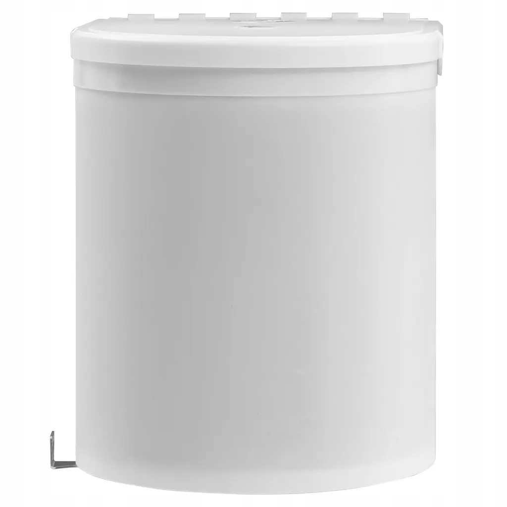 Odpadkový koš 12 l, bílý, 27 x 31 cm, Abs, s víkem