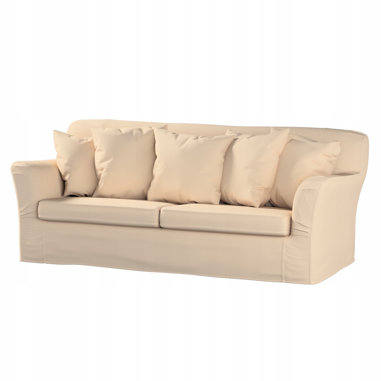 Dekoria potah na rozkládací pohovku Tomelilla pro 3 osoby Ikea, hnědý