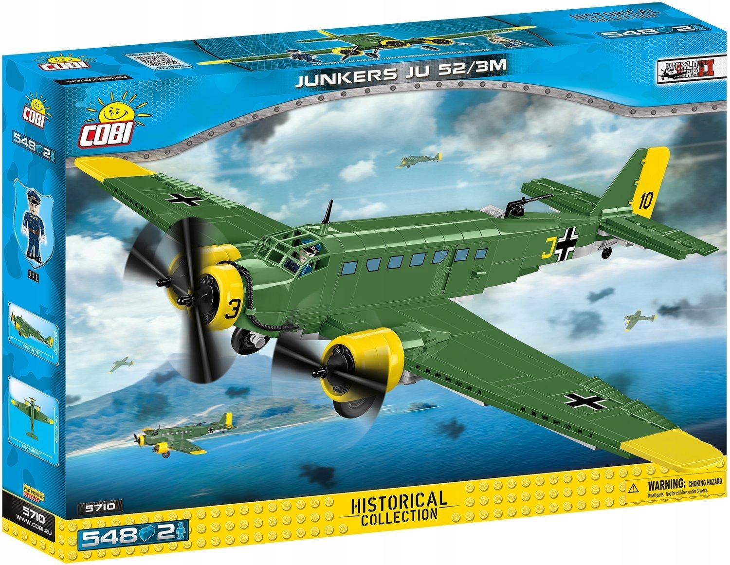 

Klocki Cobi Hc wwii Junkers Ju 52/3M 548 elementów