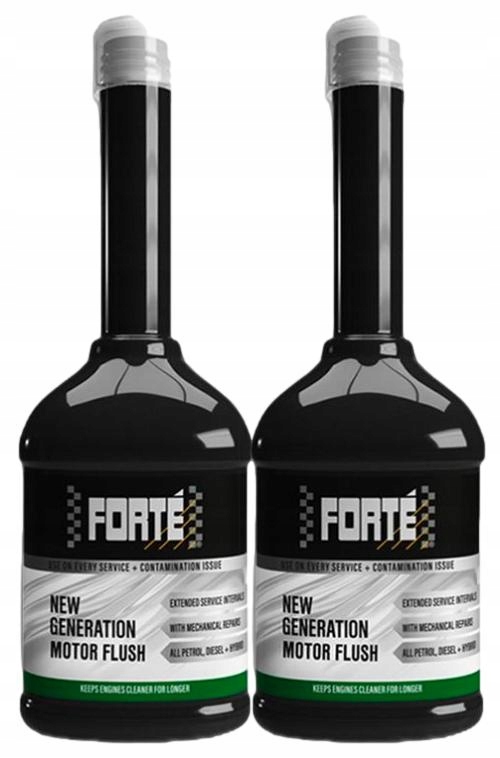 Forte 2 X Nový Generačný Motor Flush Prípravok Na Oplachovanie Motora 400 ML