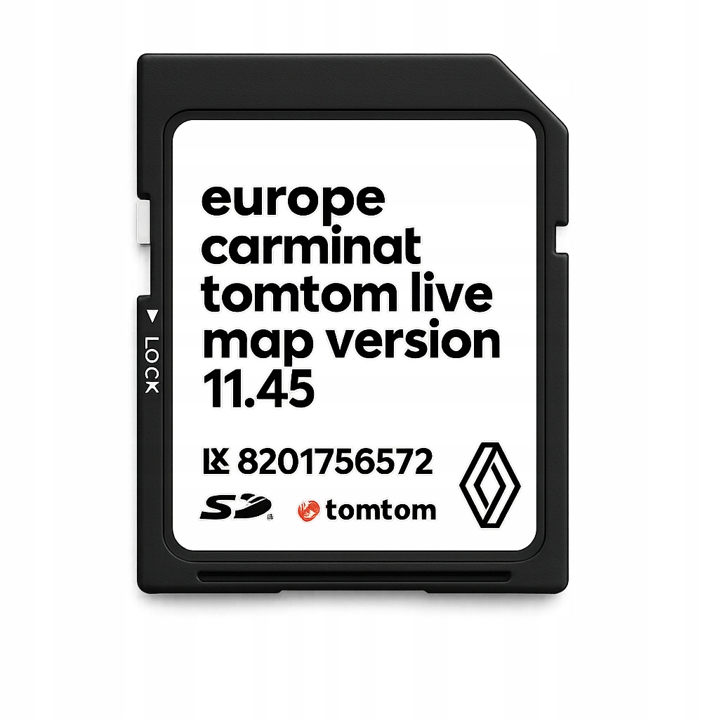 Mapa do nawigacji Renault karta pamięci SD Europa 2025/2026