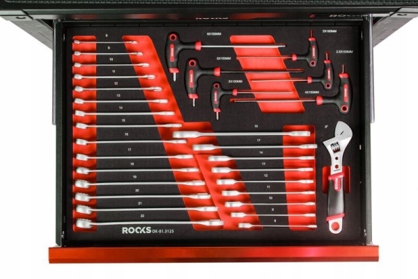 ZESTAW KLUCZY PŁASKO-OCZKOWYCH 6-22 MM, ROOKS OK-01.3125