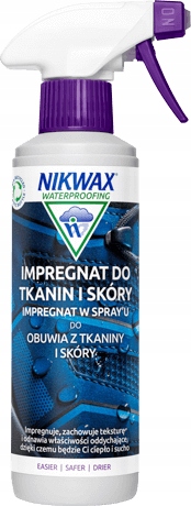 

Nikwax Impregnat do obuwia Tkanina i Skóra 300ml