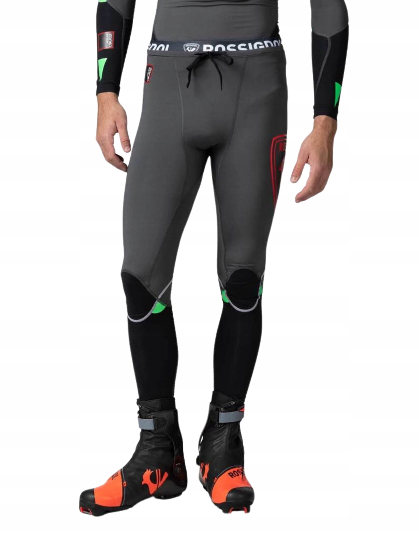 Pánské legíny Rossignol Infini Compression Race Tights šedé L