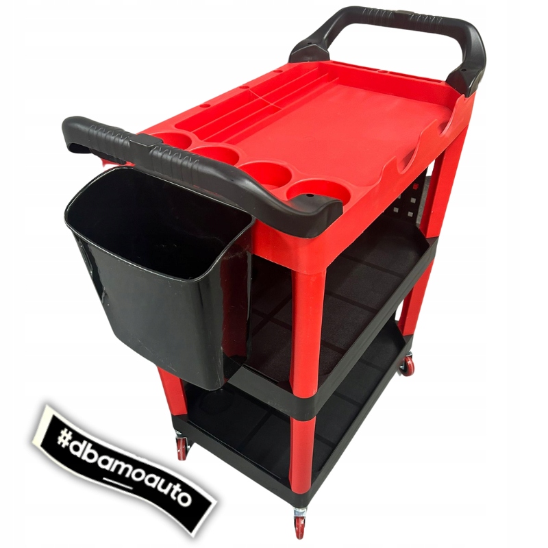 Zestaw Doa Wiadro z separatorem i zakrętka + wózek detailingowy Stolik Producent Inny