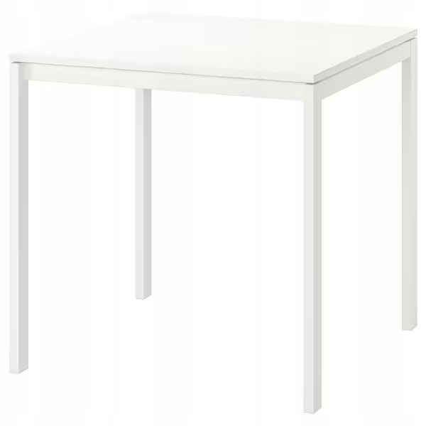 

Ikea Melltorp stół biały 75x75 cm, melamina