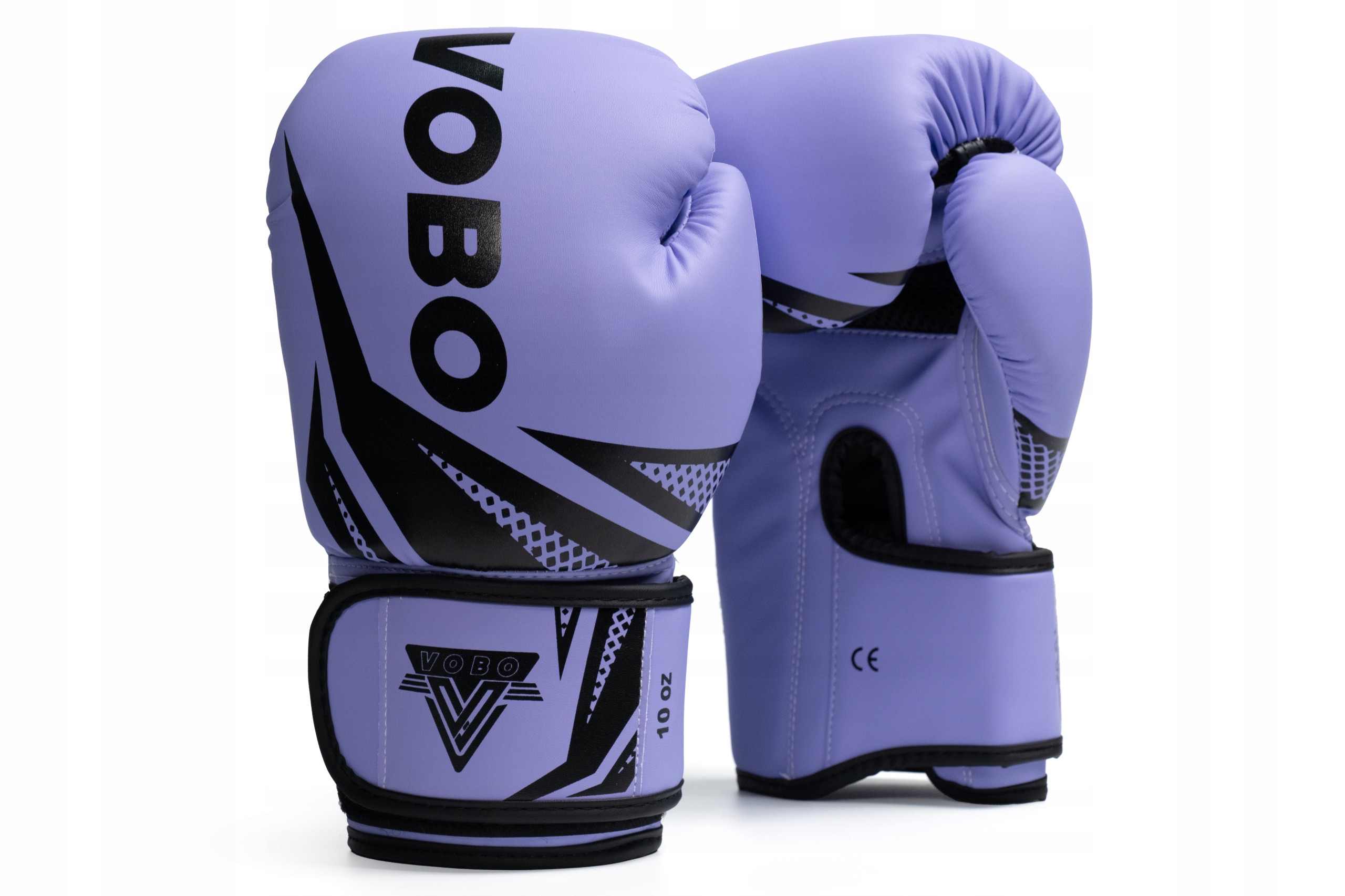 Damskie Rękawice Bokserskie Treningowe Sparingowe VoBo 10 oz, Fioletowy